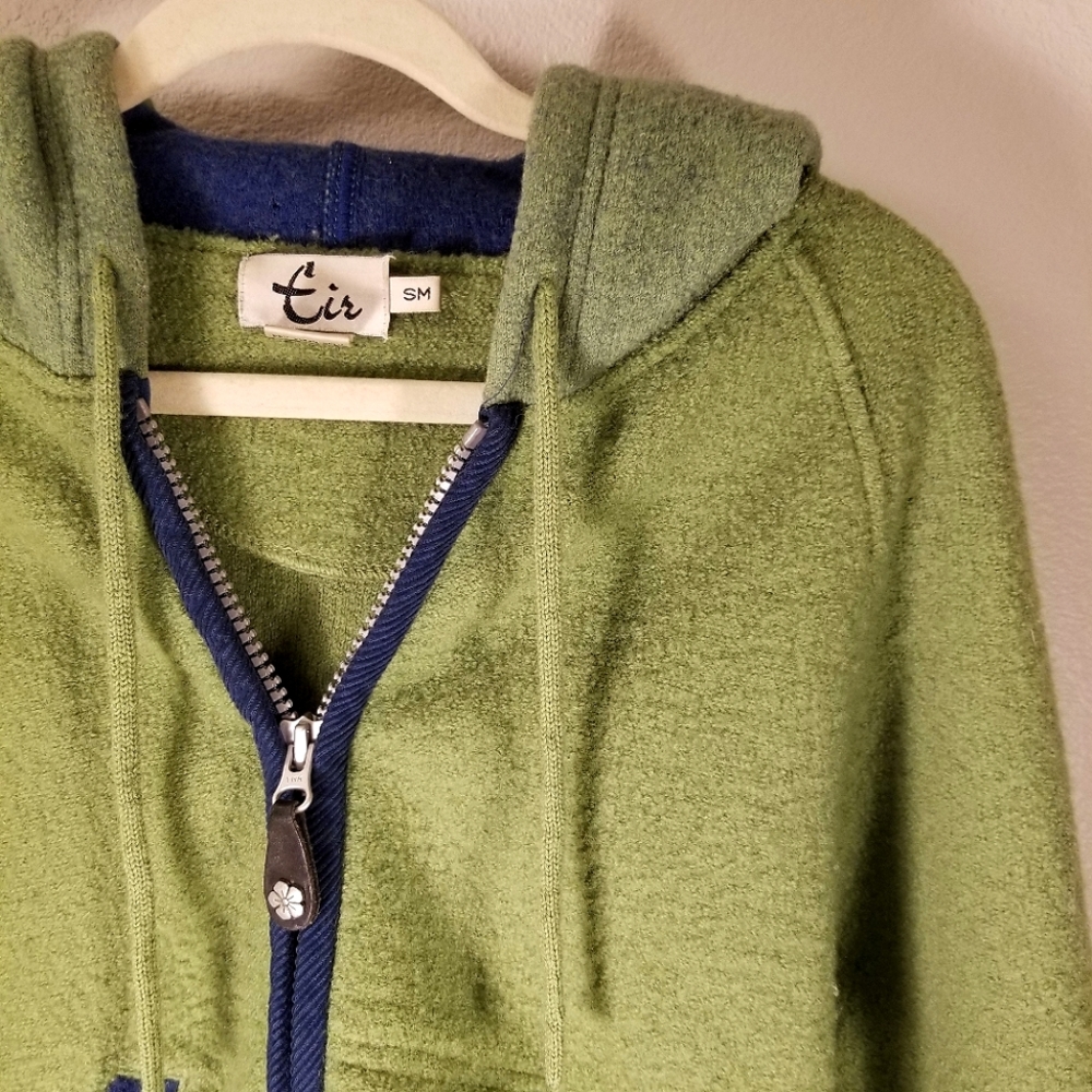 Eir Wool Zipup Hooded Jacket Size S